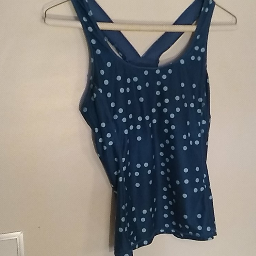 Nike tank top blue Medium